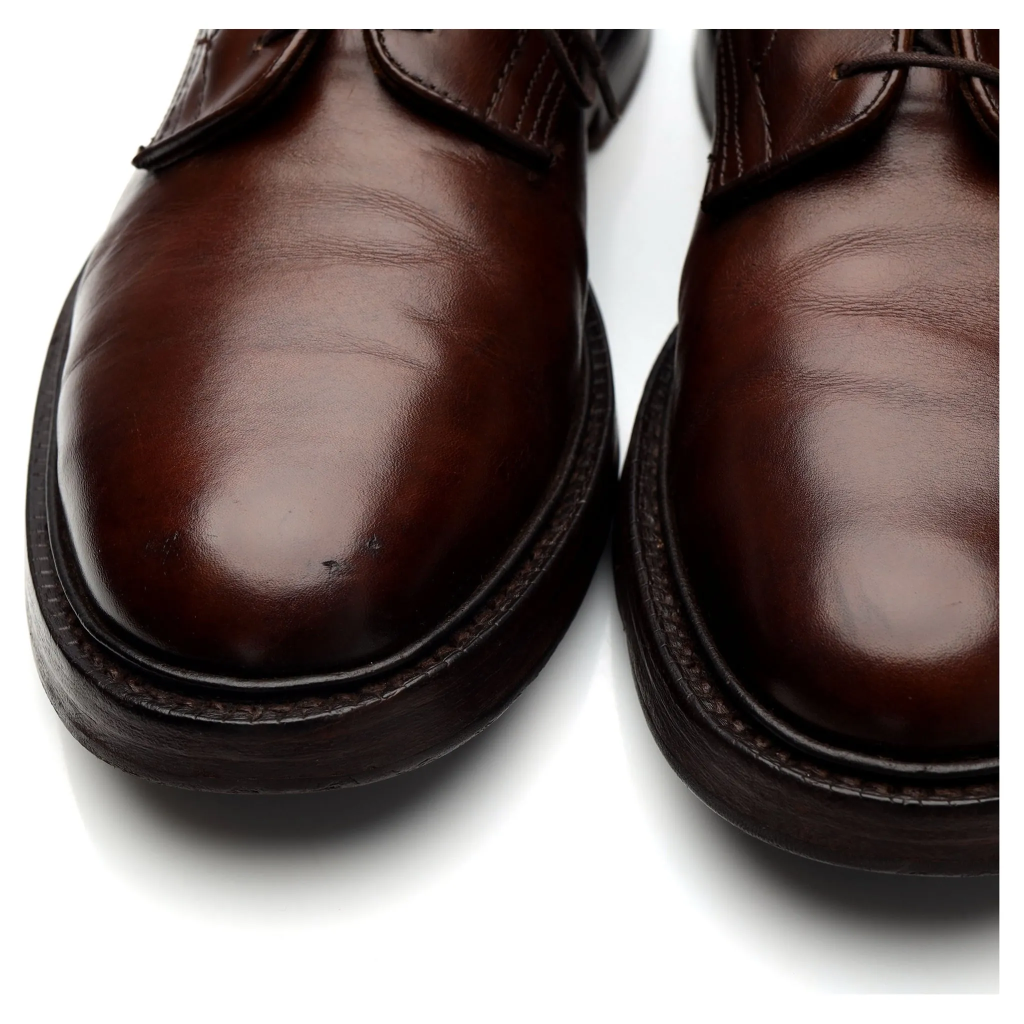 'Woodstock' Brown Leather Derby UK 9