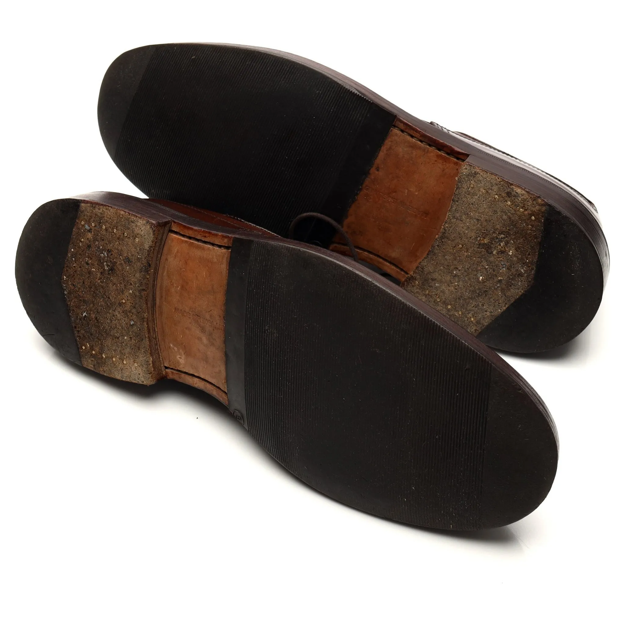 'Woodstock' Brown Leather Derby UK 9