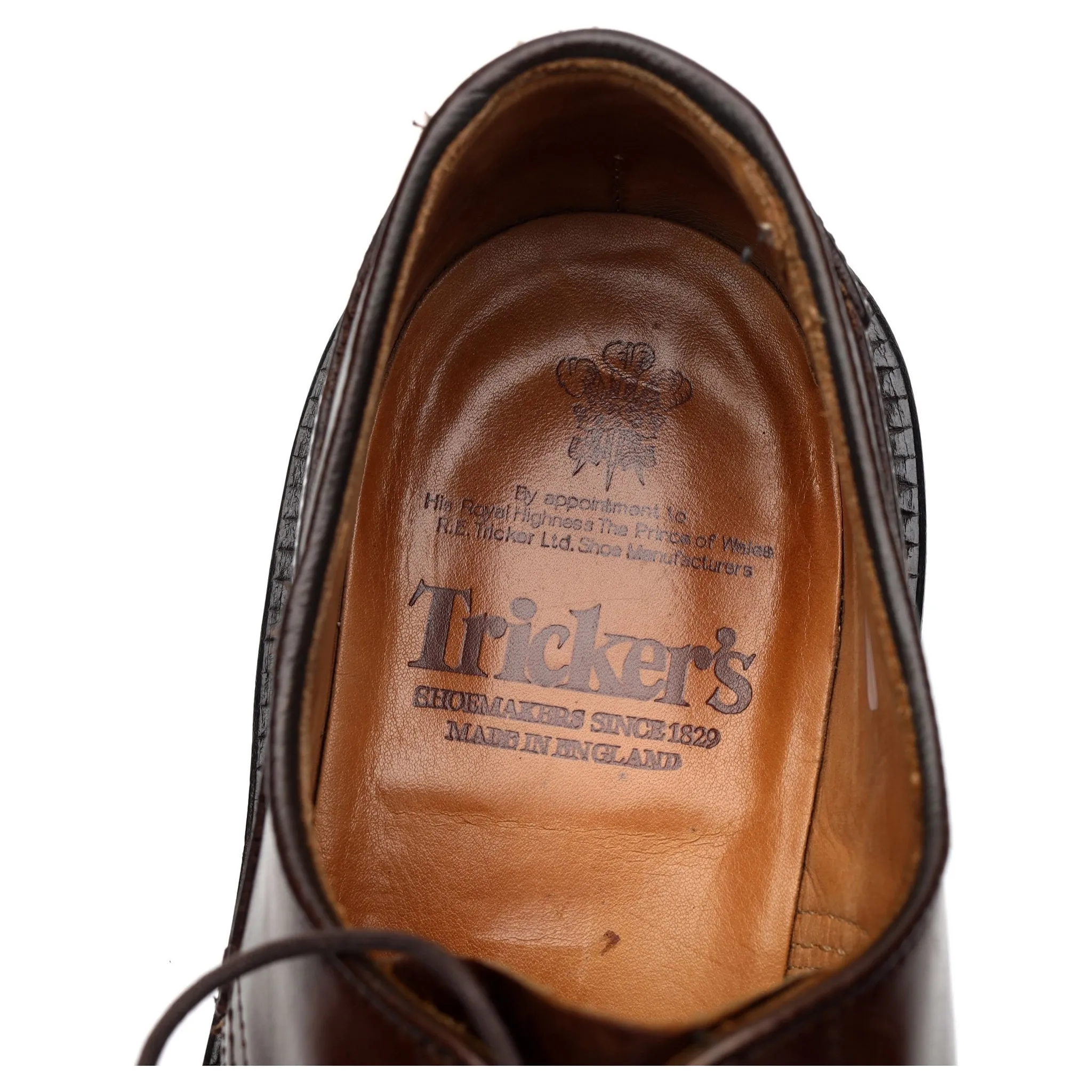 'Woodstock' Brown Leather Derby UK 9