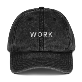 WORK Vintage Washed Dad Hat