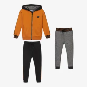 Yellow Grey Athletic Set