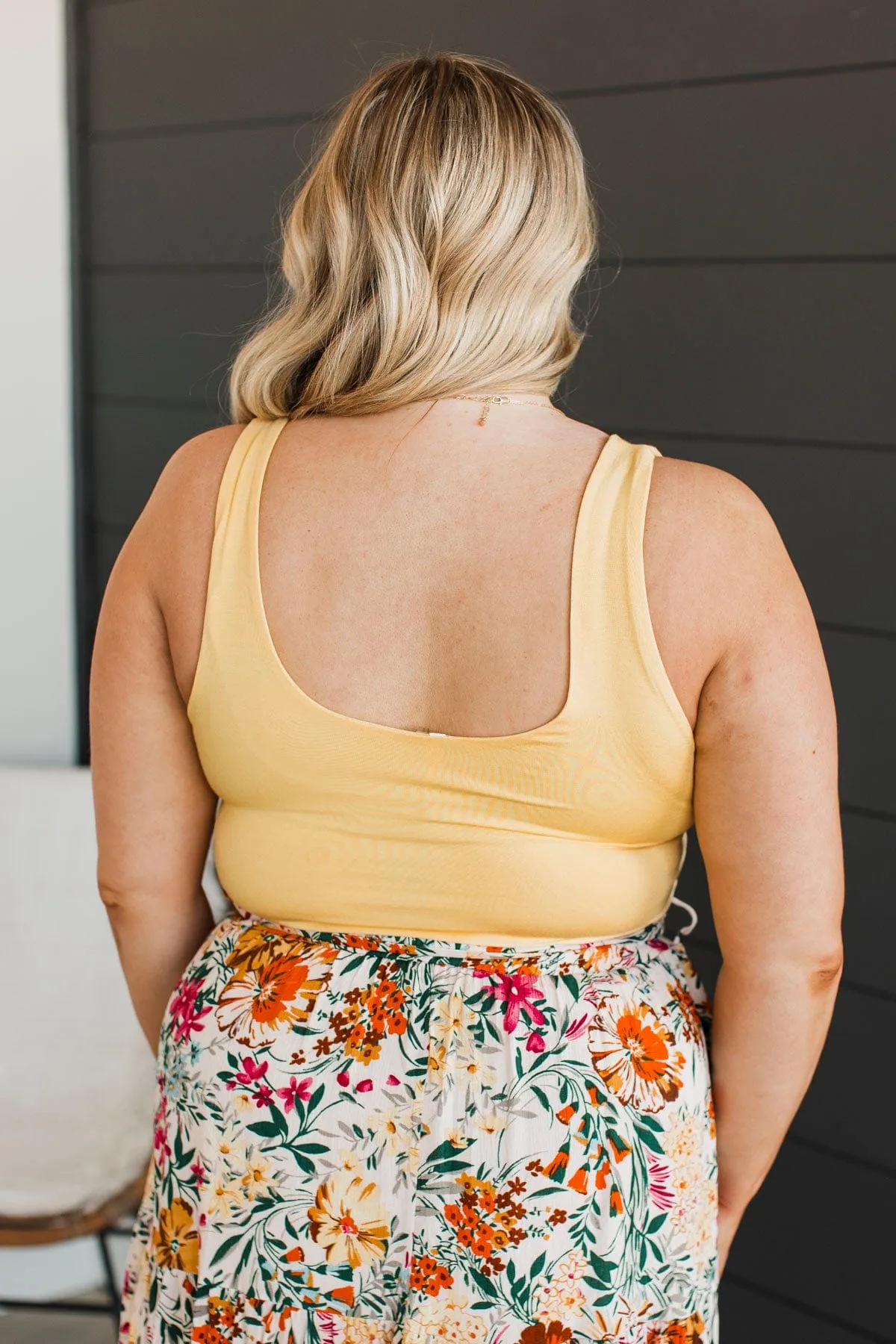 Yellow Knit Tank Top - Isn't She Lovely