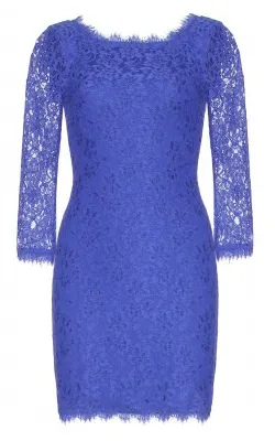 Chic Zarita Lace Dress Blue