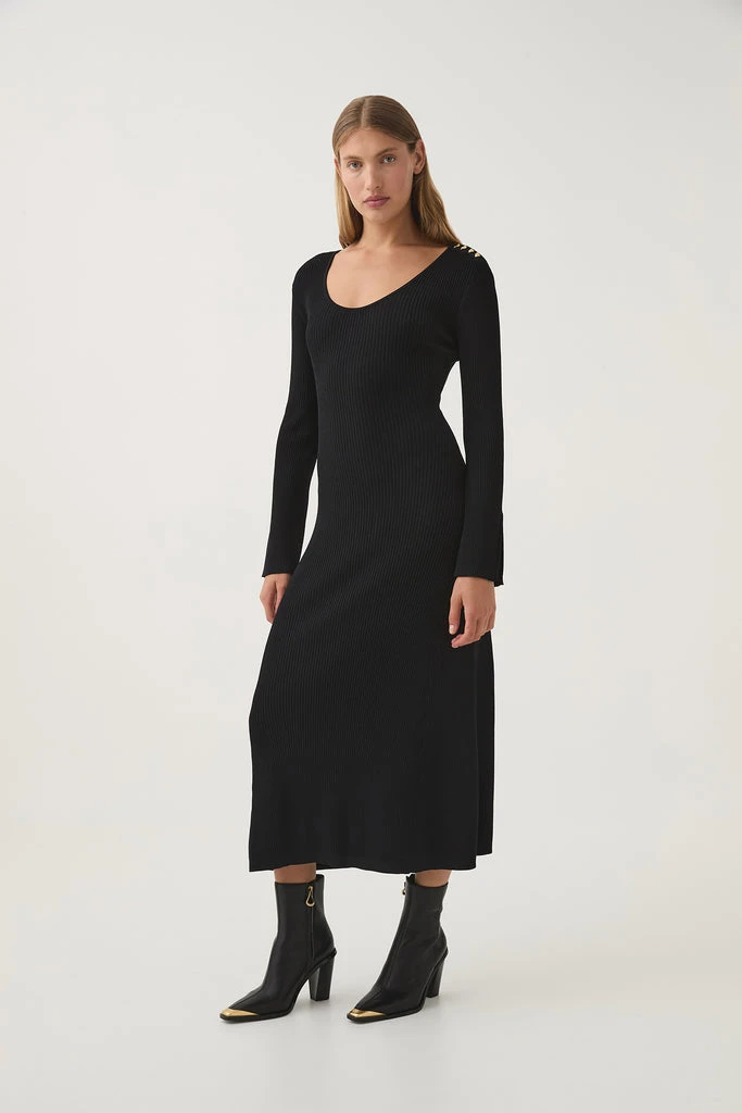 --Zeitgeist Knit Midi Dress-