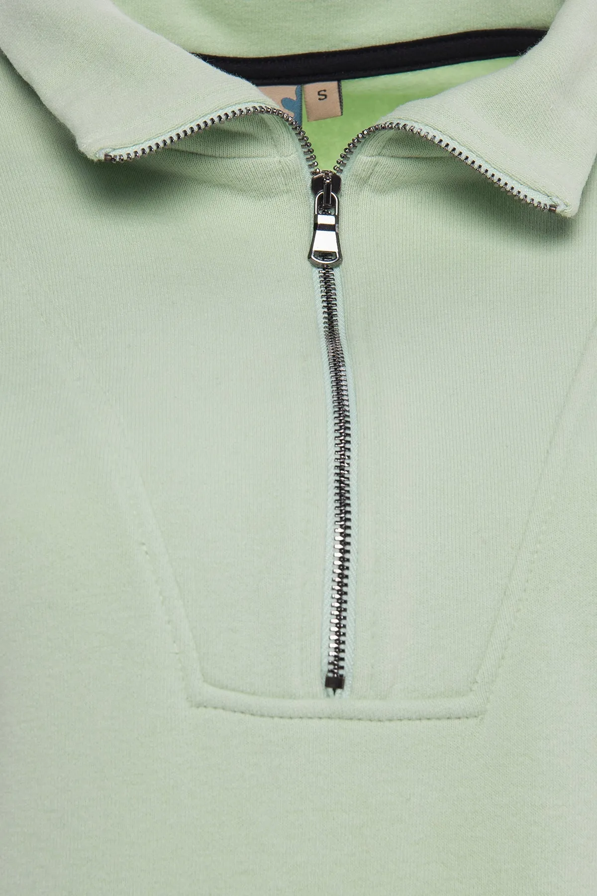 Zipped Neck Sweatshirt